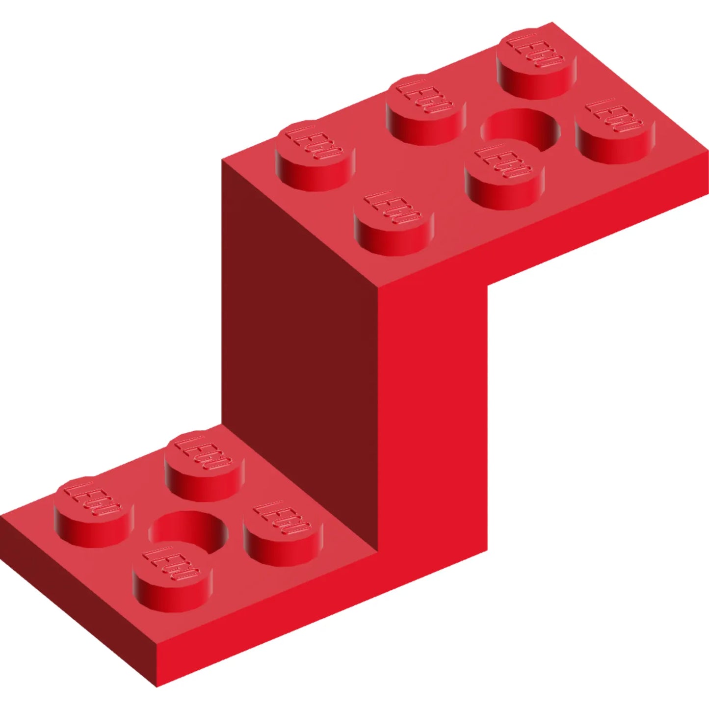 Part 76766 - Bracket 5 x 2 x 2 1/3 with 2 Holes and Bottom Stud Holder