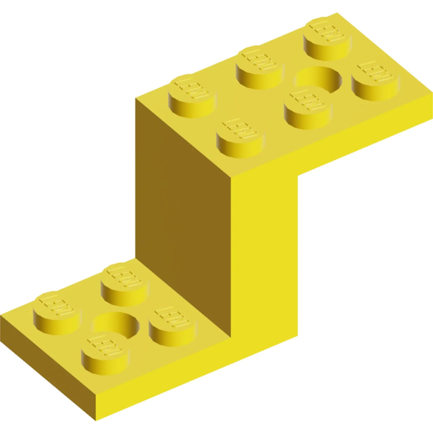 Part 76766 - Bracket 5 x 2 x 2 1/3 with 2 Holes and Bottom Stud Holder