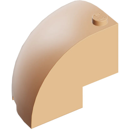 Part 76776 - Brick, Round Corner 5 x 5 x 3 1/3 Dome Top