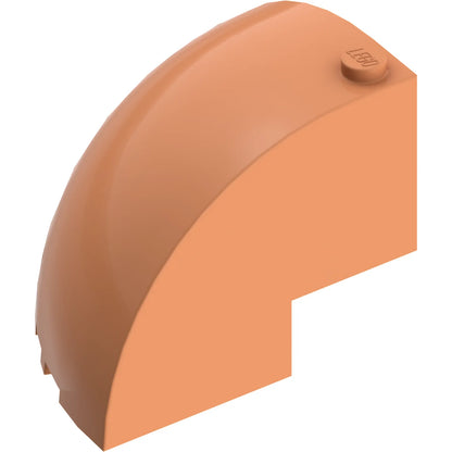 Teil 76776 - Ziegel, runde Ecke 5 x 5 x 3 1/3 Kuppeldach