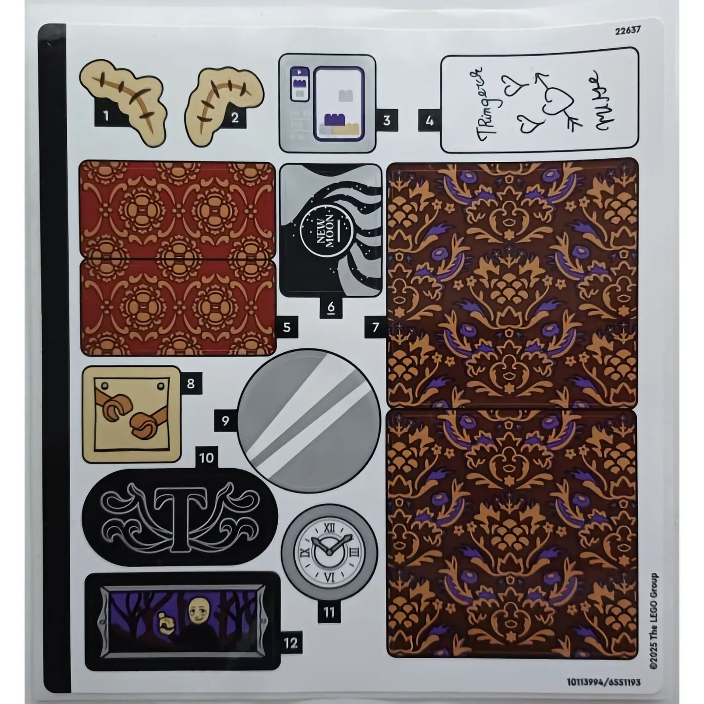 Part 76785stk01 - Sticker Sheet for Set 76785 - (10113994/6551193)