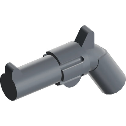 Part 77078 - Minifigure, Weapon Gun, Pistol Revolver - Large Barrel and Hollow Handle