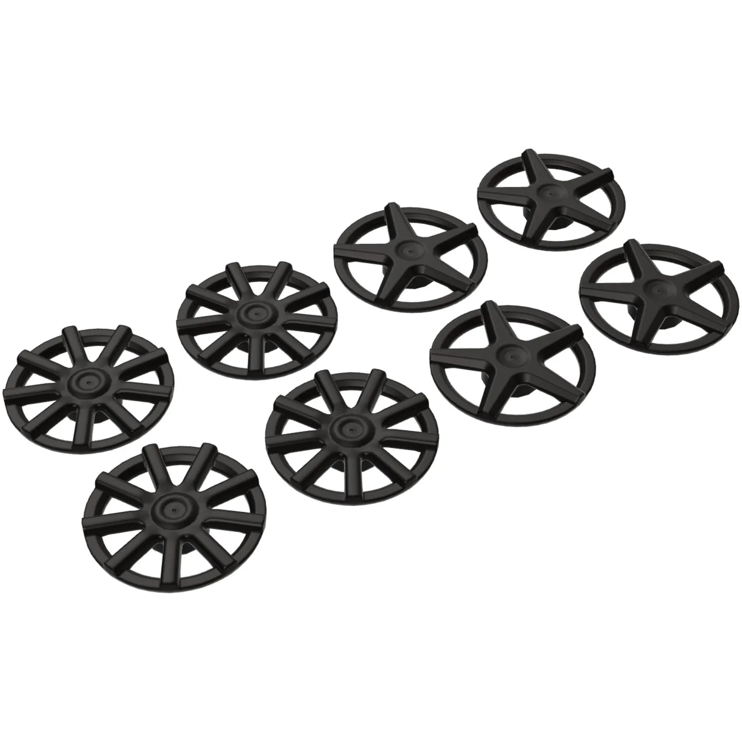 Part 72210 - Wheel Cover 5 Spoke and 9 Spoke for Wheel 72206pb01, 8 in Bag - 4 of Each (Multipack)