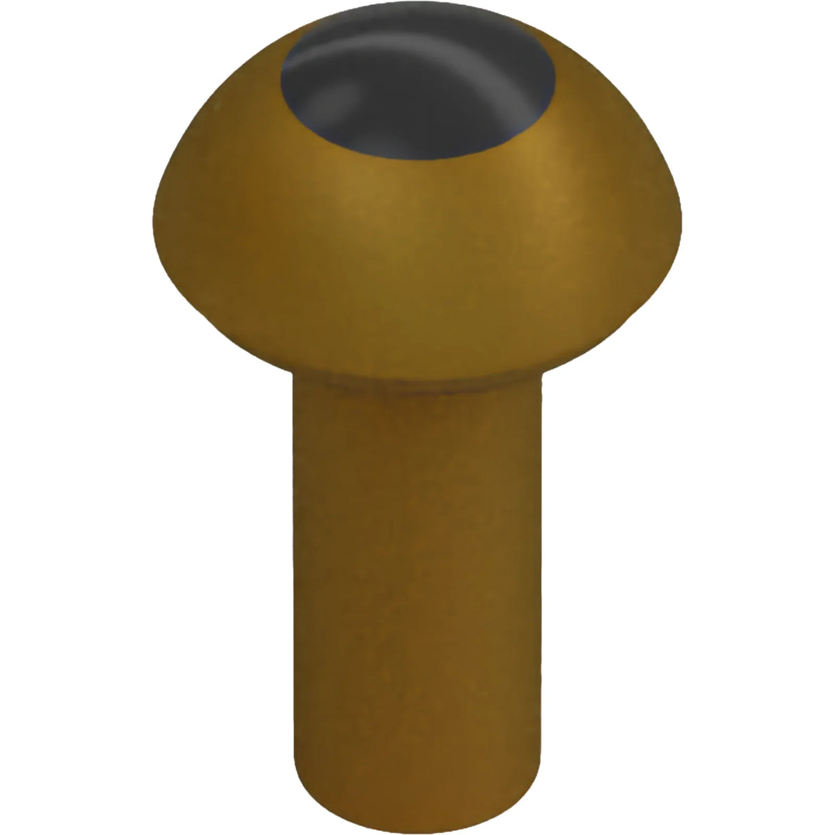 Part 7768pb02 - Bar 1L with Rounded End (Dome Top) with Black Circle Pattern