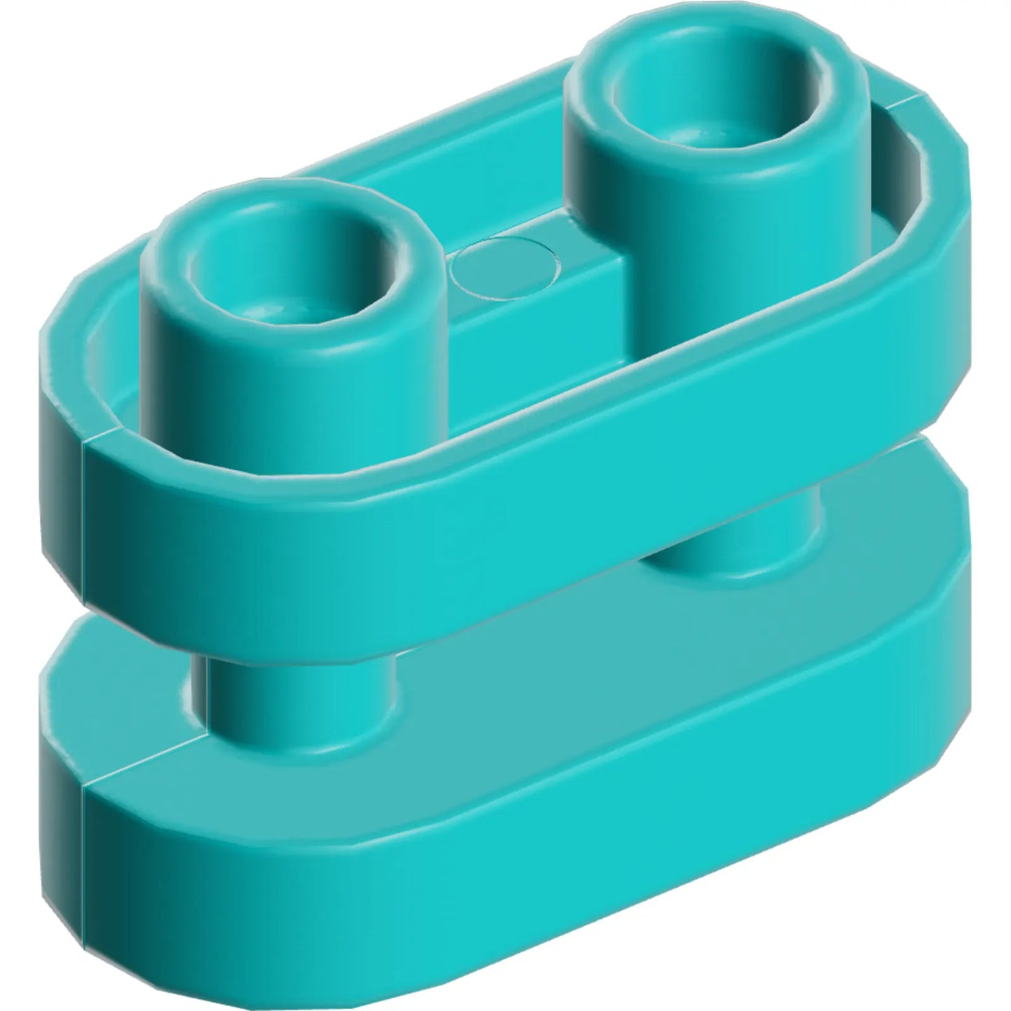 Part 77808 - Brick, Round 1 x 2 with Hollow Studs and Open Center with Bars