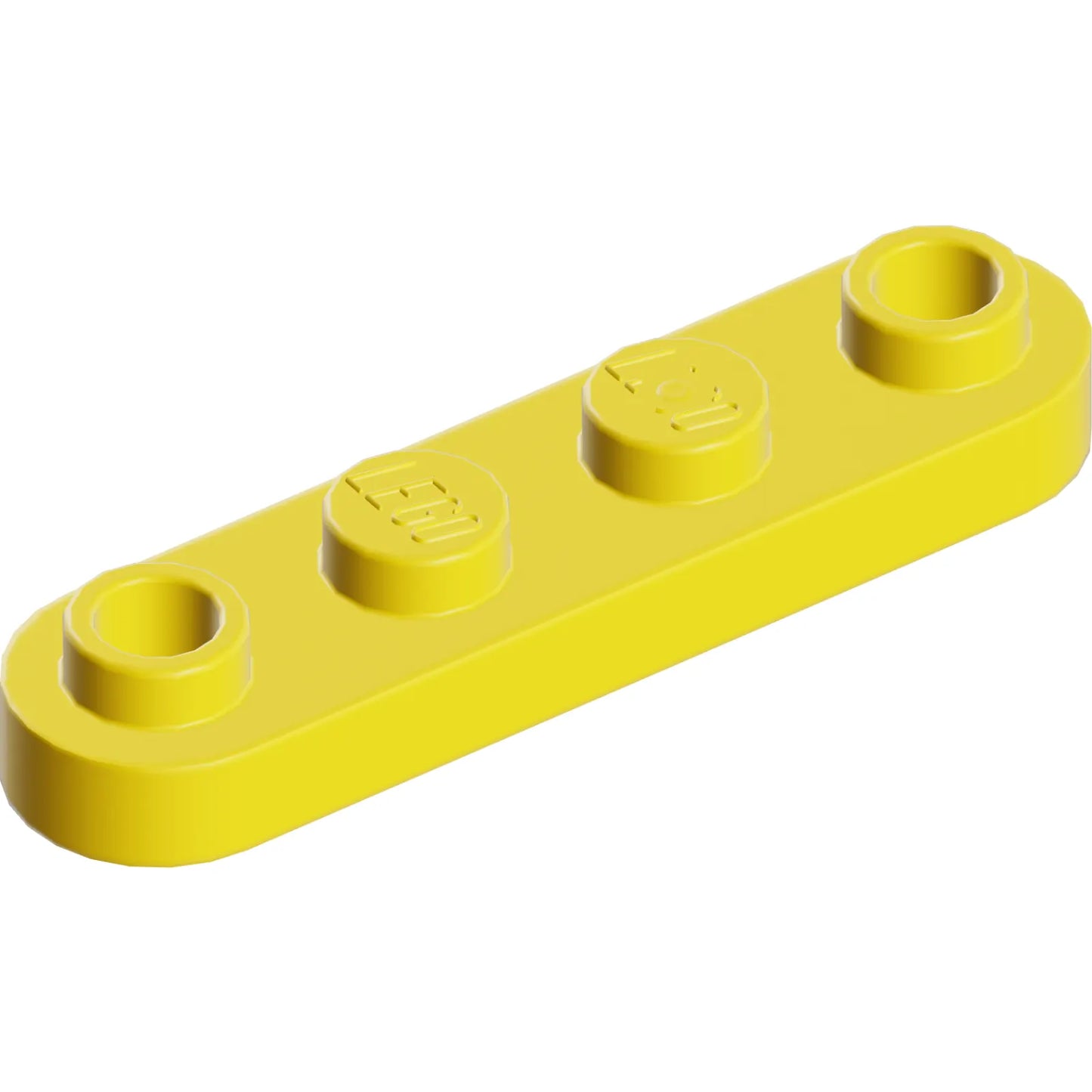 Teil 77845 - Platte, rund 1 x 4 mit 2 offenen Noppen