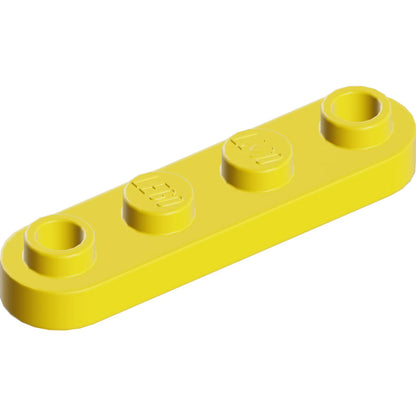 Teil 77845 - Platte, rund 1 x 4 mit 2 offenen Noppen