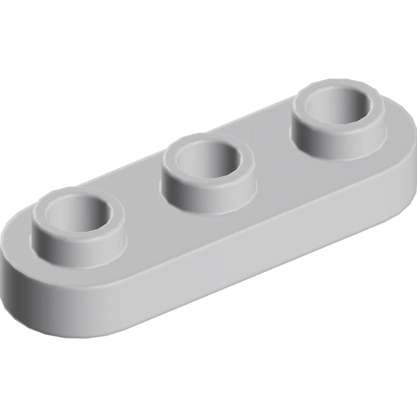 Part 77850 - Plate, Round 1 x 3 with Open Studs