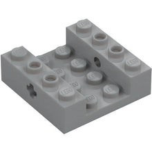 Part 7796 - Technic, Brick 4 x 4 x 1 with Axle Holes and 4 x 4 Cutout