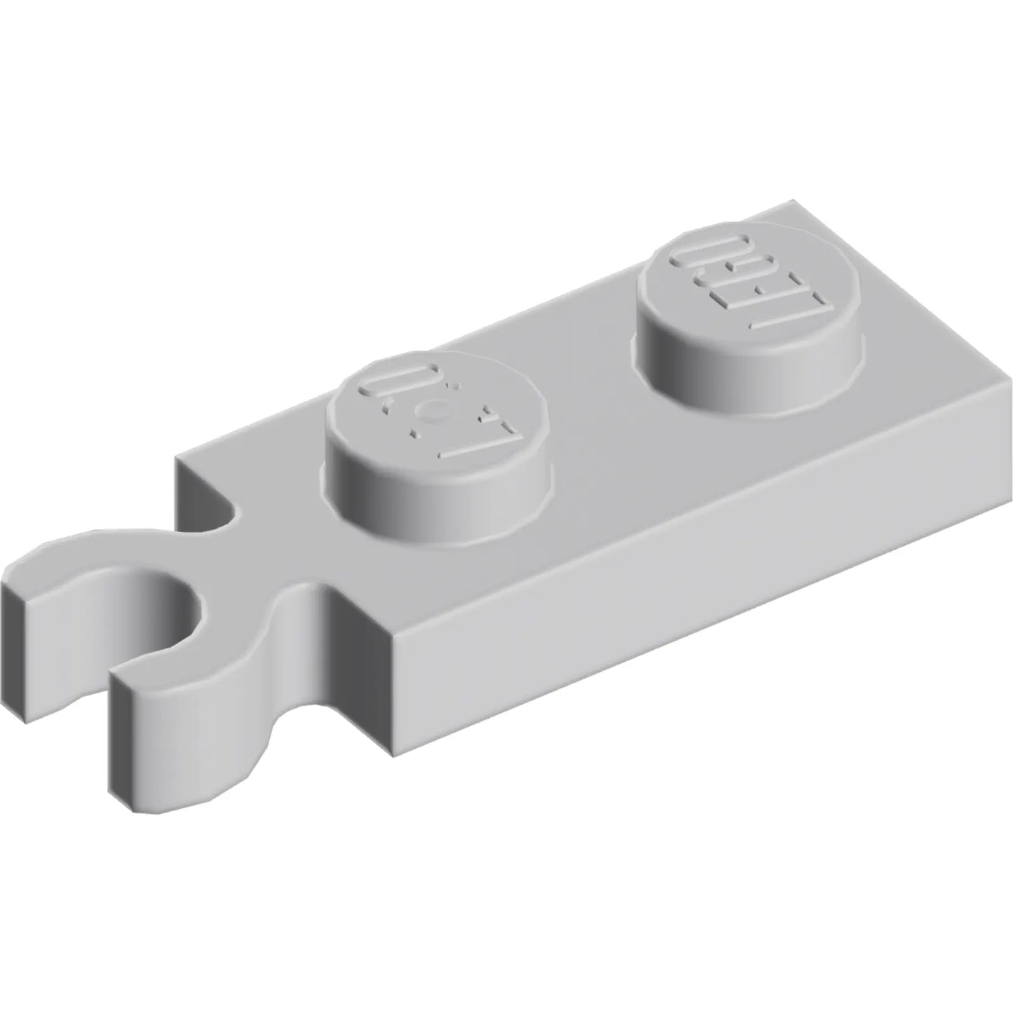 Part 78256 - Plate, Modified 1 x 2 with Clip on End (Vertical Grip)