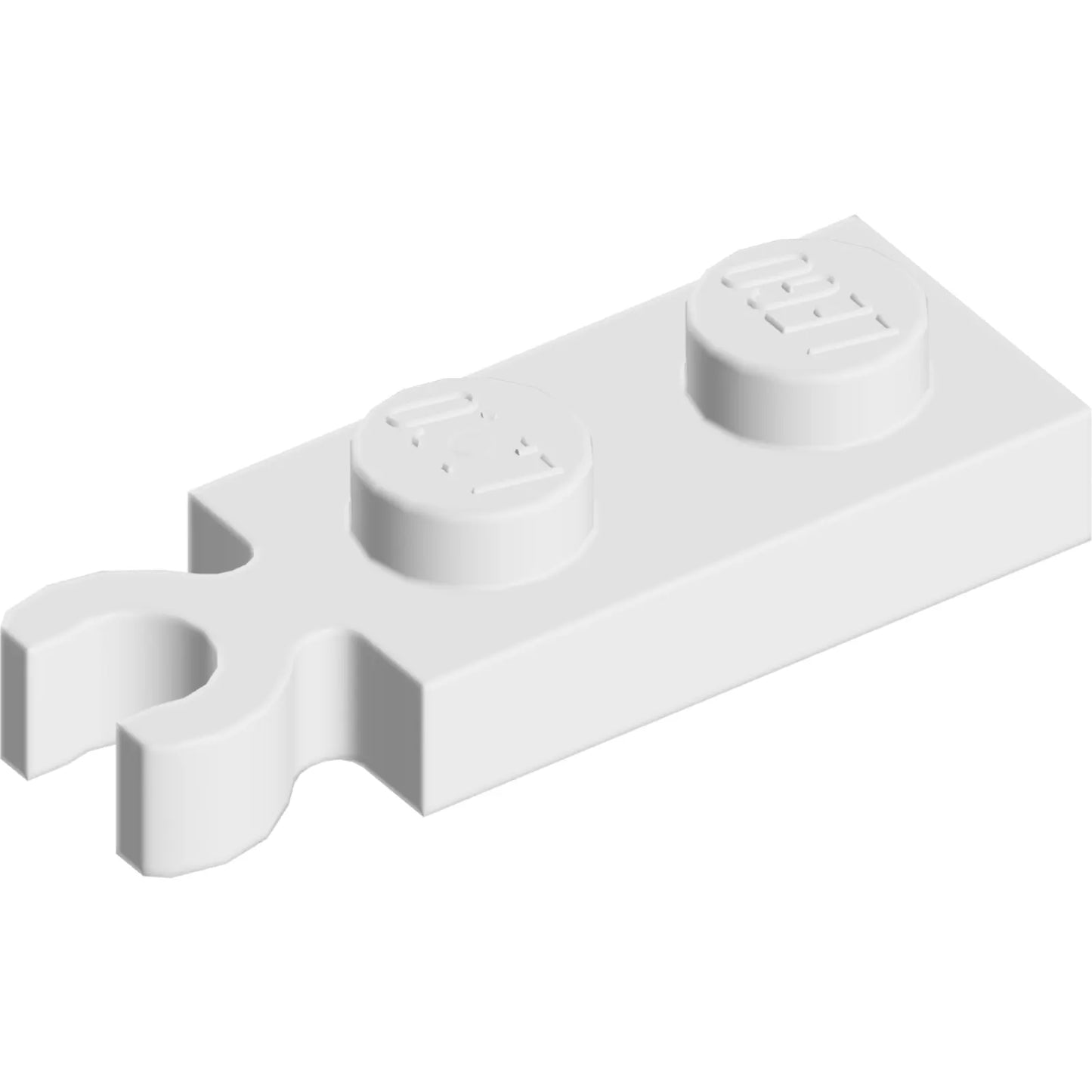 Part 78256 - Plate, Modified 1 x 2 with Clip on End (Vertical Grip)