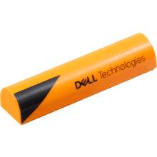 Part 79756pb02L - Slope, Curved 1 x 4 x 2/3 Double with Black Triangle and 'DELL Technologies' Pattern Model Left Side