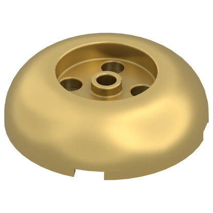 Part 79850 - Brick, Round 4 x 4 Dome Top with 2 x 2 Recessed Center