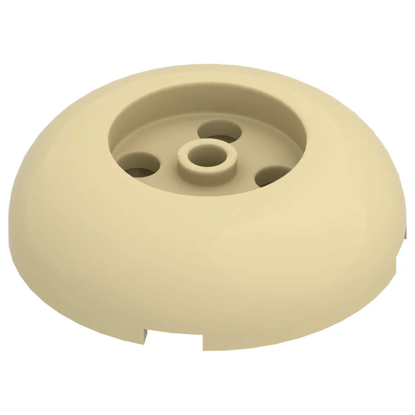 Part 79850 - Brick, Round 4 x 4 Dome Top with 2 x 2 Recessed Center