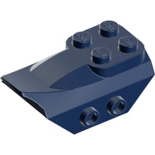 Part 79897 - Slope, Curved 4 x 2 with 4 Studs on Top, 2 Hollow Studs on Each Side, Wing End