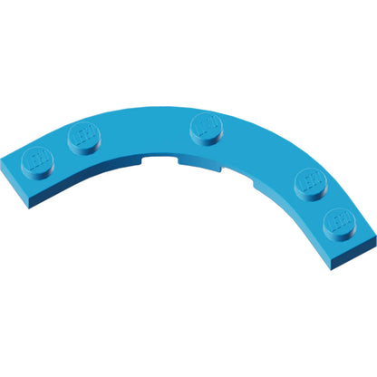 Part 80015 - Plate, Round Corner 5 x 5 with 4 x 4 Curved Cutout