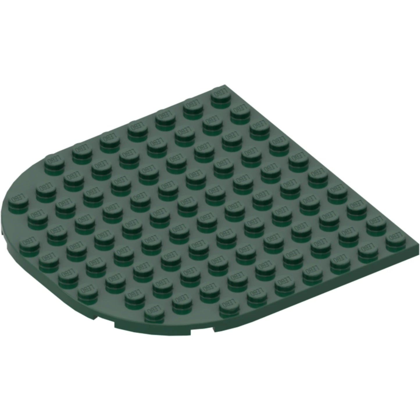 Part 80031 - Plate, Round 10 x 10 Rounded End