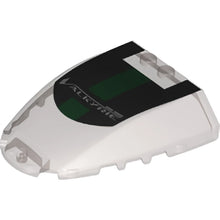 Part 80222pb01 - Windscreen 6 x 7 x 1 1/3 with Black Roof and Dark Green Stripe, 'VALKYRIE' Logo Decal Pattern