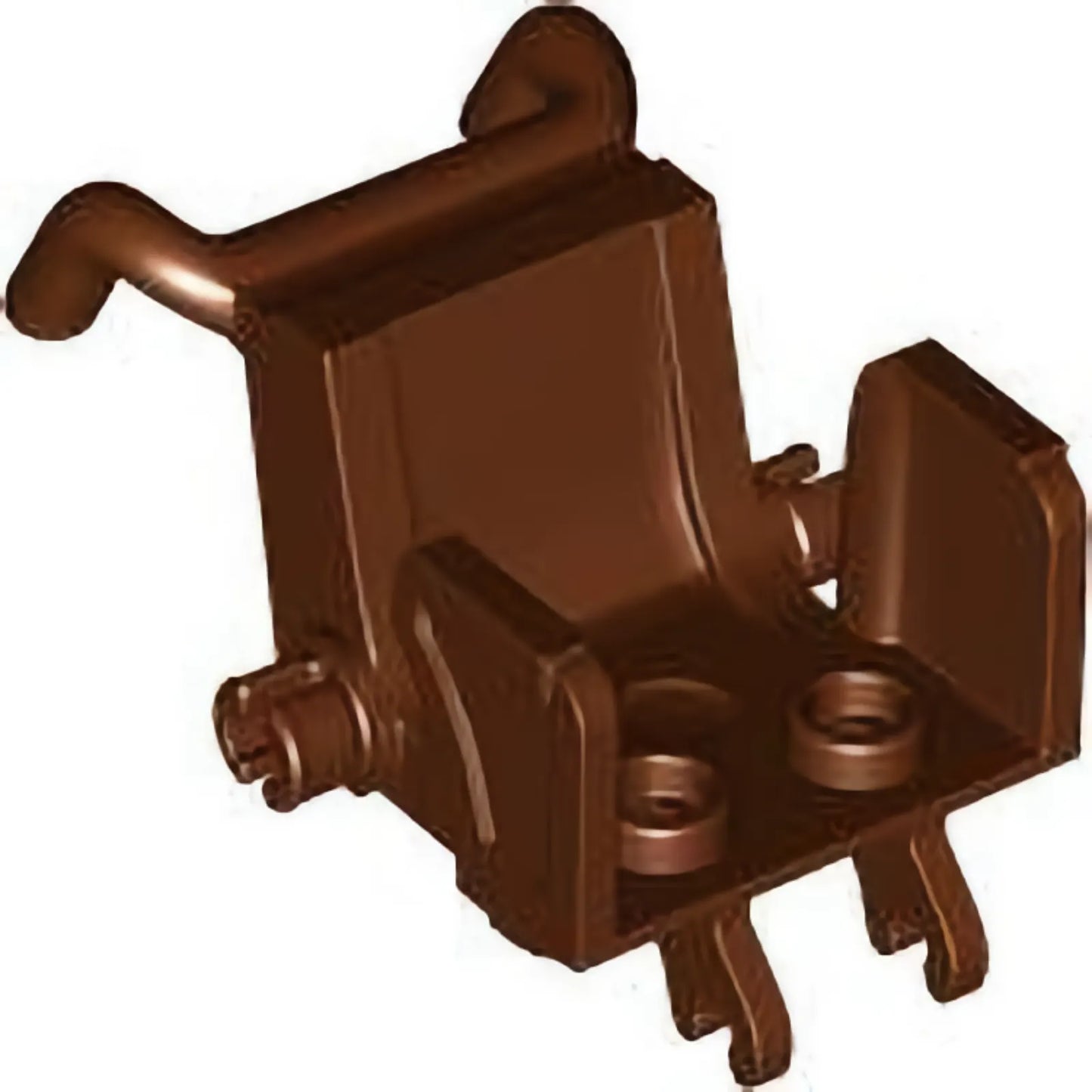 Part 80440 - Minifigure, Utensil Wheelchair Seat with Open Sides and High Arm Rests
