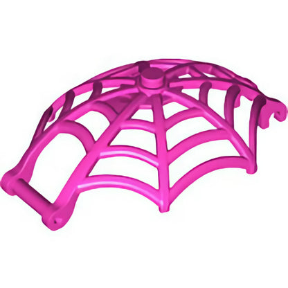 Part 80487 - Minifigure, Weapon Spider Web, Large Hemisphere Shape with Bar Handle and Clips