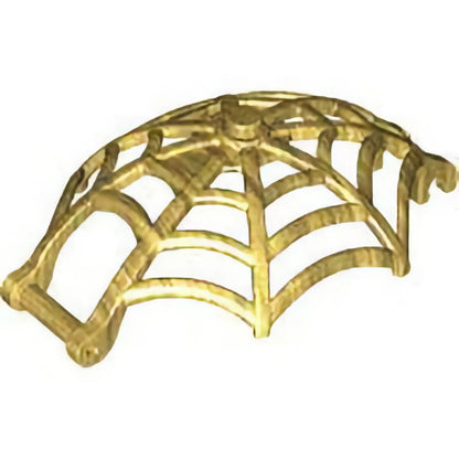 Part 80487 - Minifigure, Weapon Spider Web, Large Hemisphere Shape with Bar Handle and Clips