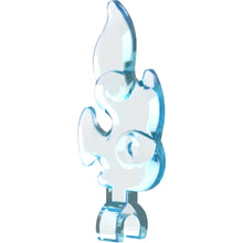 Part 80519 - Wave Rounded Straight Small with Clip End (Flame)