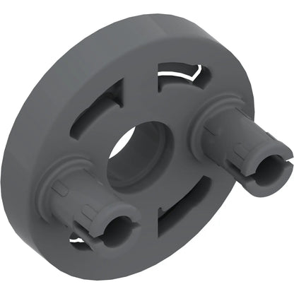Part 80563 - Technic Rotation Joint Disk with Large Pin Hole and 2 Pins