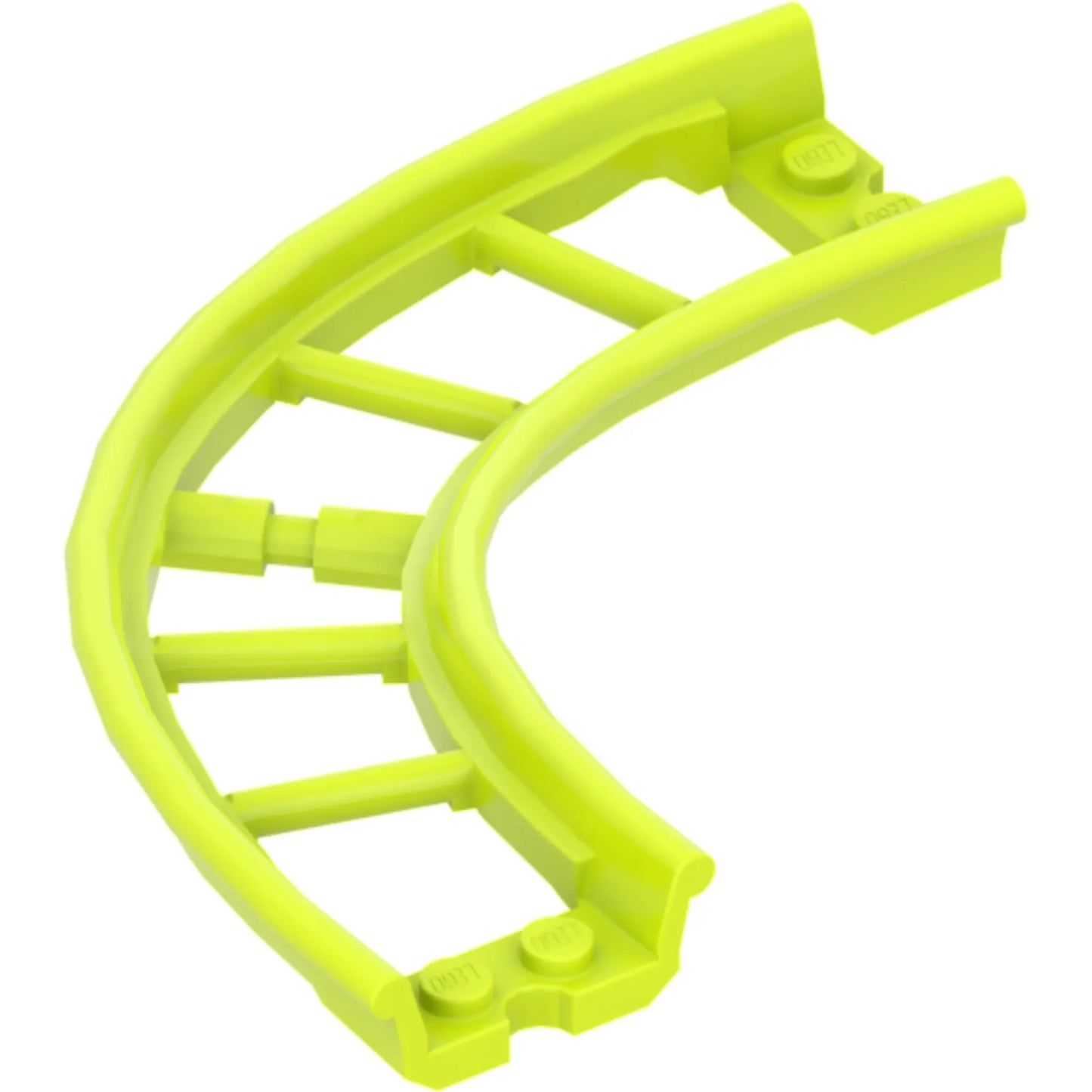 Part 80566 - Train, Track Roller Coaster Curve, 90 degrees, 3 Bricks Elevation