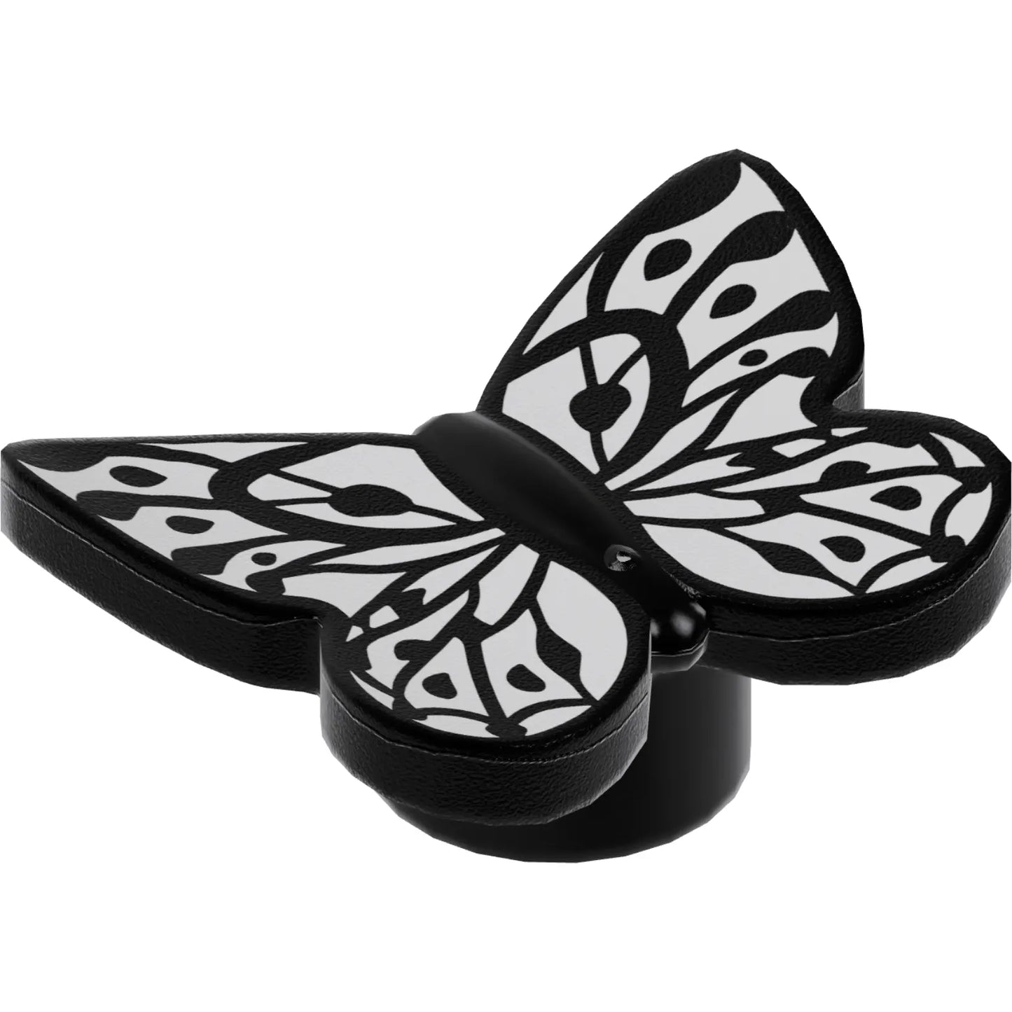 Part 80674pb05 - Butterfly with Stud Holder with White Wings Pattern