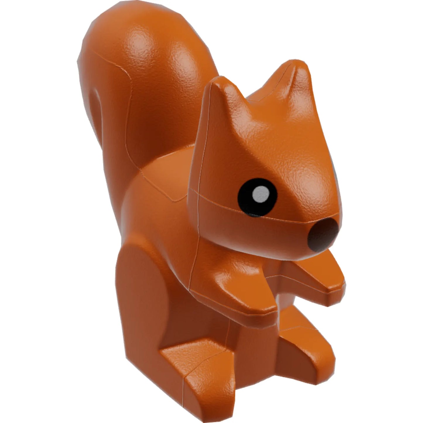 Part 80679pb01 - Squirrel with Dark Brown Nose and Black Eyes with White Pupils Pattern