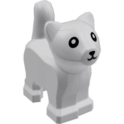 Part 80686pb01 - Cat, Baby Kitten, Standing with Black Mouth, Nose, and Eyes Pattern