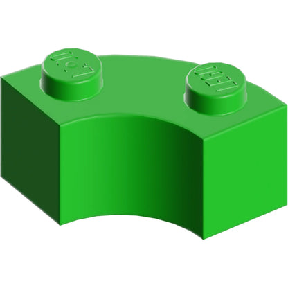 Part 85080 - Brick, Round Corner 2 x 2 Macaroni with Stud Notch and Reinforced Underside