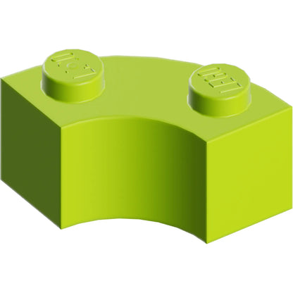 Part 85080 - Brick, Round Corner 2 x 2 Macaroni with Stud Notch and Reinforced Underside