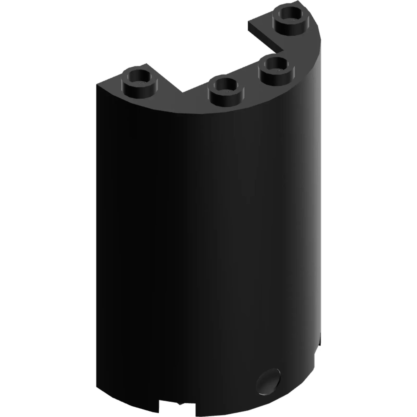 Part 85941 - Cylinder Half 2 x 4 x 5 with 1 x 2 Cutout