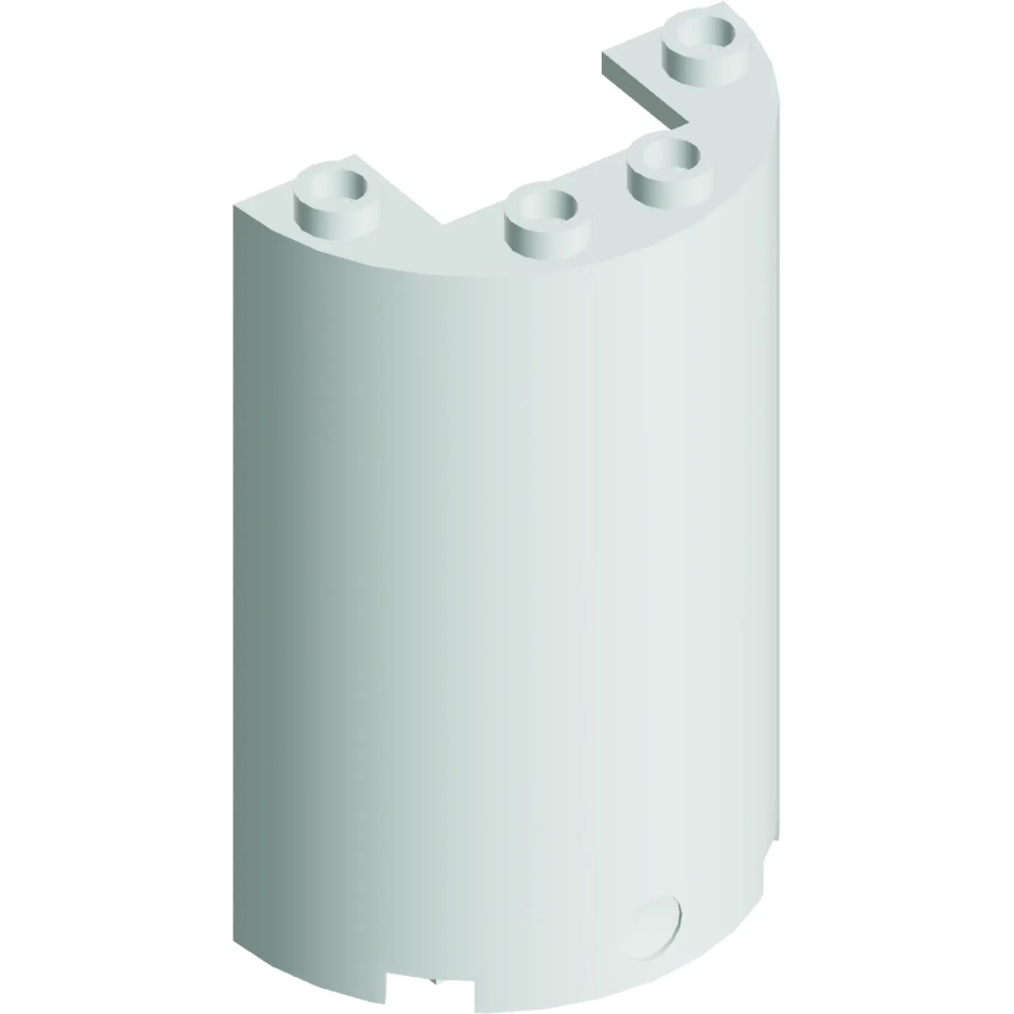 Part 85941 - Cylinder Half 2 x 4 x 5 with 1 x 2 Cutout