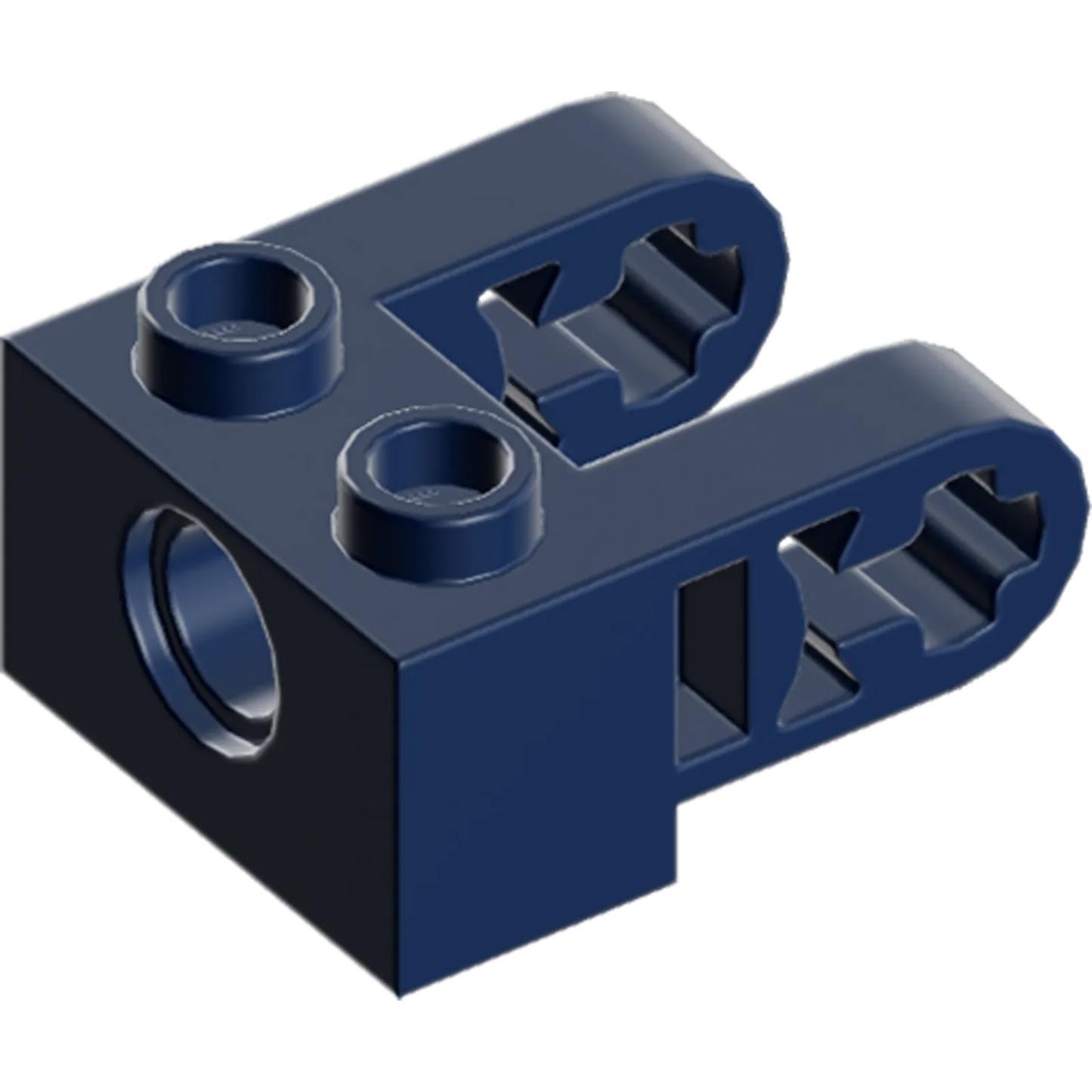 Part 85943 - Technic, Brick 1 x 2 with Hole and Dual Liftarm Extensions