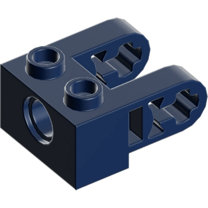 Part 85943 - Technic, Brick 1 x 2 with Hole and Dual Liftarm Extensions