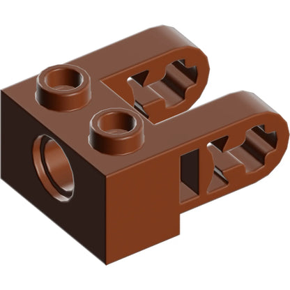 Part 85943 - Technic, Brick 1 x 2 with Hole and Dual Liftarm Extensions