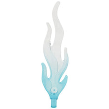 Part 85959pb05 - Wave Rounded Straight Large with Bar End (Flame) with Marbled Trans-Clear Pattern