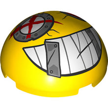 Part 86500pb07 - Cylinder Hemisphere 4 x 4 with Junkertown Eyes and Smile Pattern