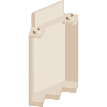 Part 87421 - Panel 3 x 3 x 6 Corner Wall without Bottom Indentations