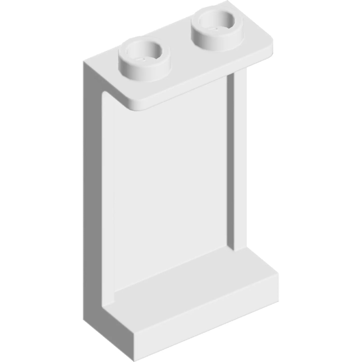 Part 87544 - Panel 1 x 2 x 3 with Side Supports - Hollow Studs