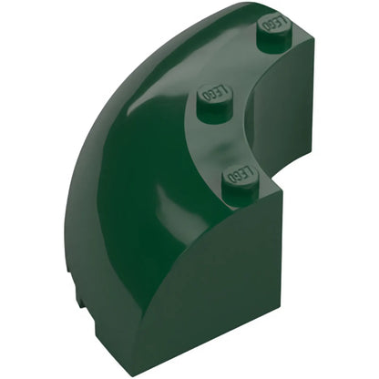 Part 87559 - Brick, Round Corner 6 x 6 x 2