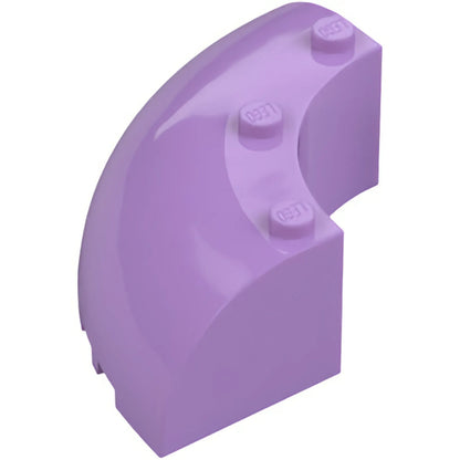 Part 87559 - Brick, Round Corner 6 x 6 x 2