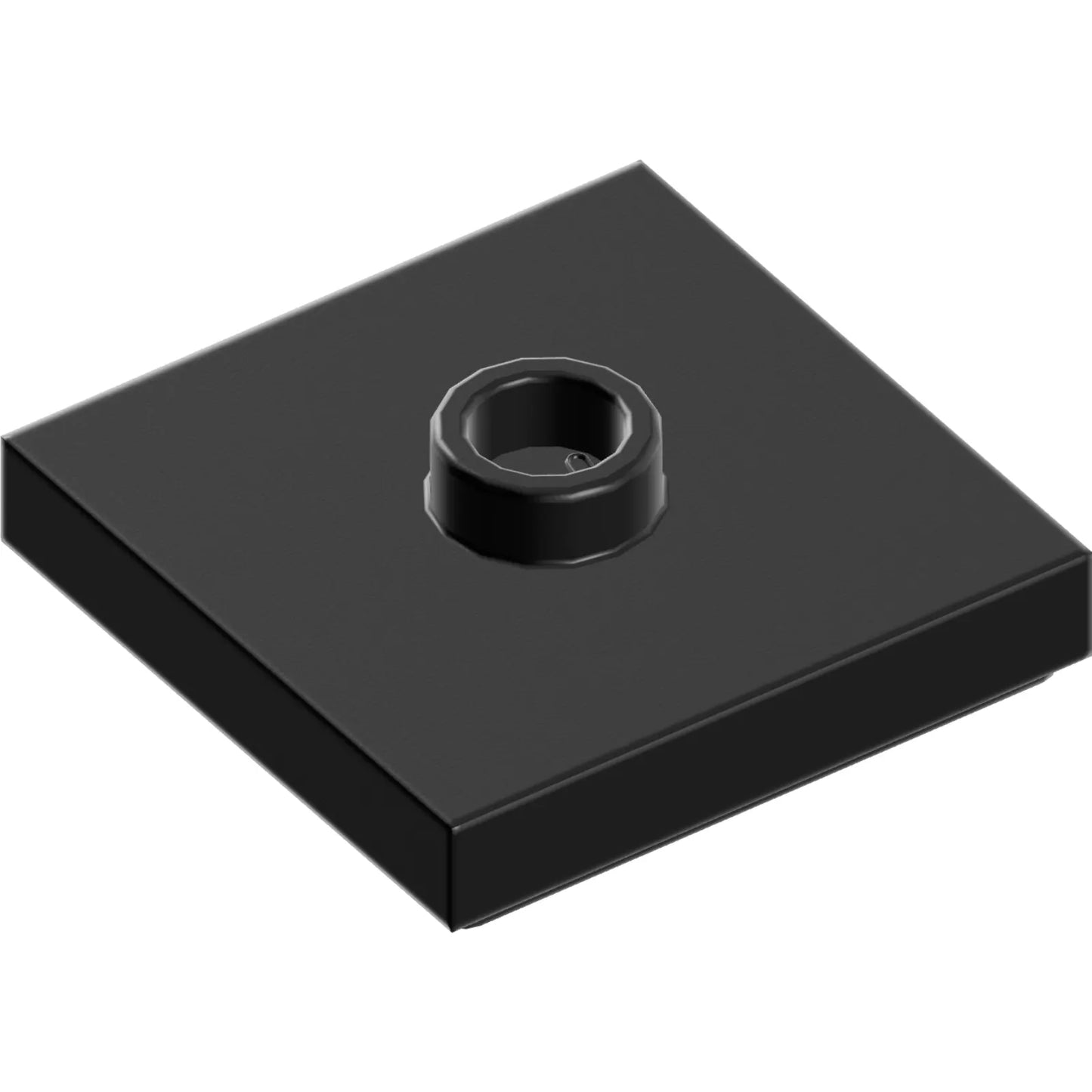 Part 87580 - Plate, Modified 2 x 2 with Groove and 1 Stud in Center (Jumper)