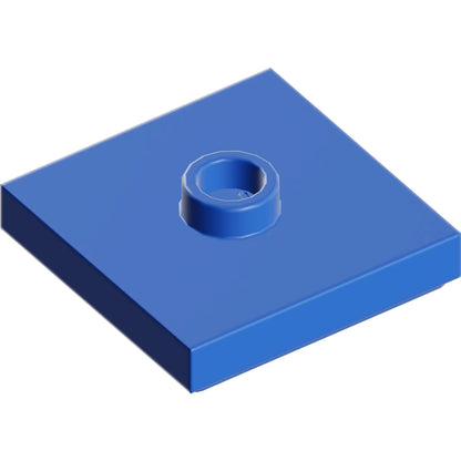 Part 87580 - Plate, Modified 2 x 2 with Groove and 1 Stud in Center (Jumper)