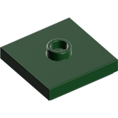 Part 87580 - Plate, Modified 2 x 2 with Groove and 1 Stud in Center (Jumper)