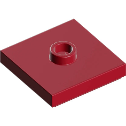 Part 87580 - Plate, Modified 2 x 2 with Groove and 1 Stud in Center (Jumper)
