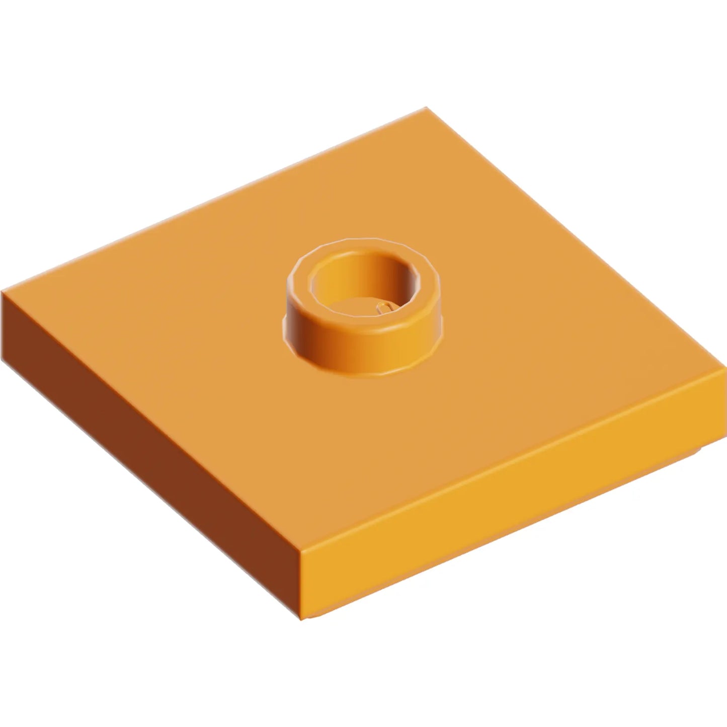 Part 87580 - Plate, Modified 2 x 2 with Groove and 1 Stud in Center (Jumper)