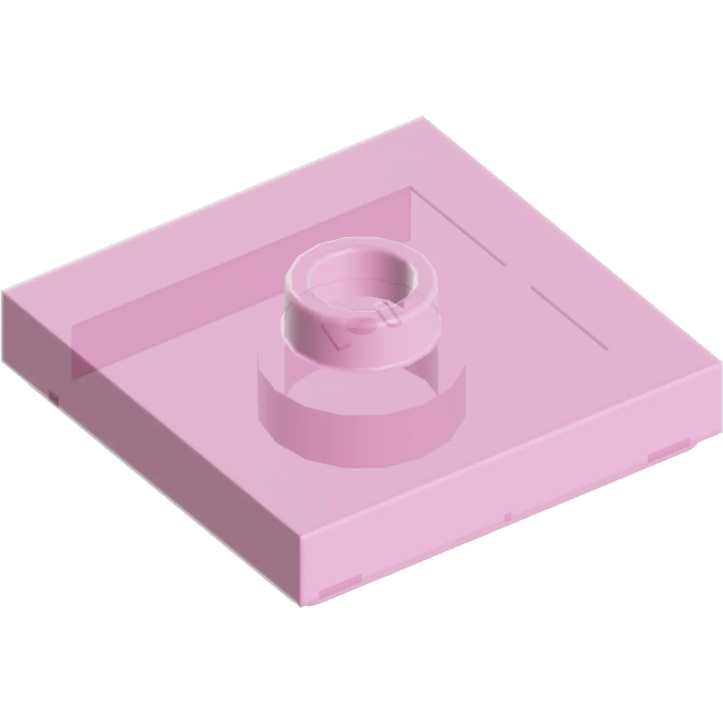 Teil 87580 - Platte, modifiziert 2 x 2 mit Nut und 1 Bolzen in der Mitte (Jumper)